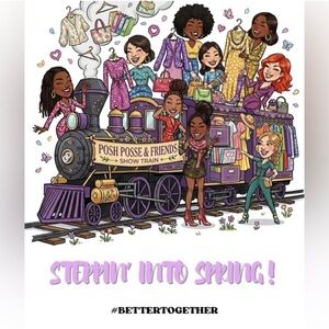 Posh Posse & Friends Show Train Graphic Tee